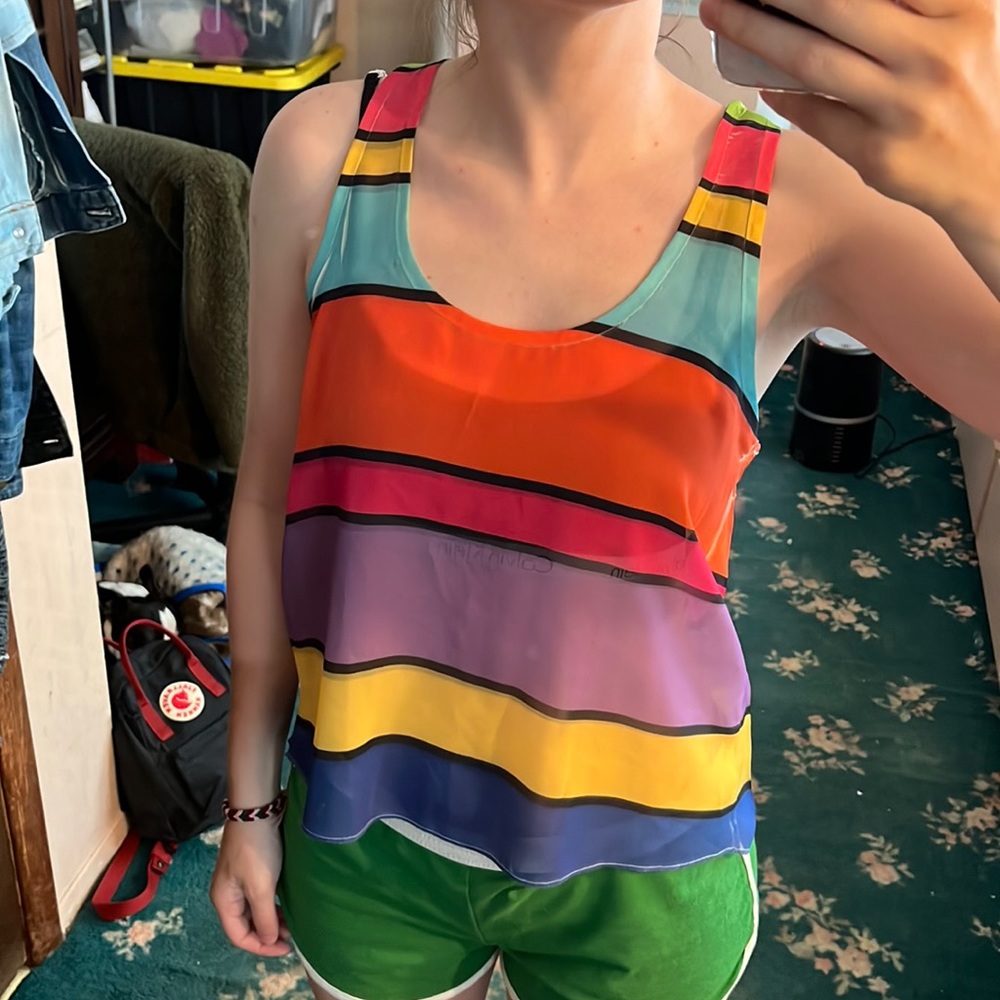 Joyce Leslie striped tank top